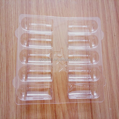 OEM Clear Vacuum Forming PETG Medical Plastic Tray voor Blister Process Type
