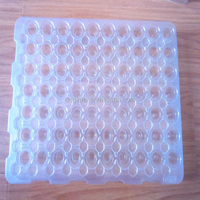 OEM Clear Vacuum Forming PETG Medical Plastic Tray voor Blister Process Type