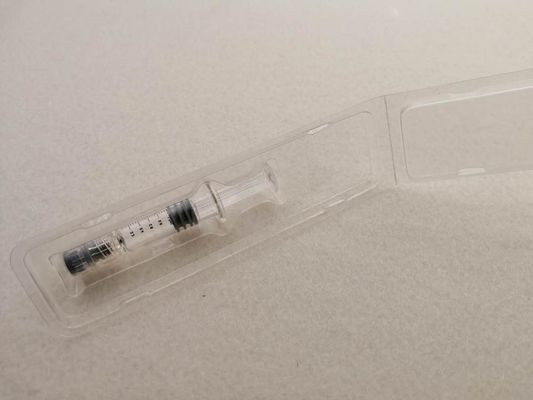 Medisch apparaat Blister Packaging PET PVC Clamshell voor 1.0 ml spuitprocestype